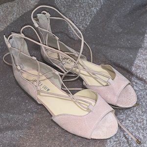 Chelsea crew strappy lace up flats